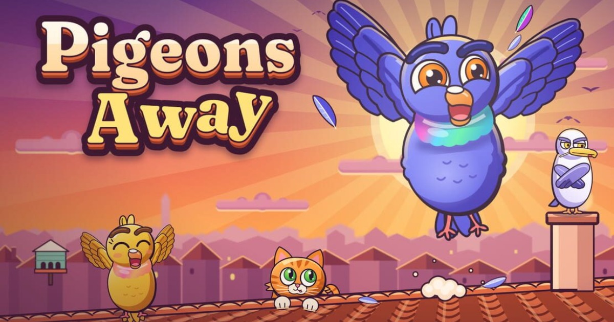 Pigeons Away: Rooftop Puzzle – Game giải đố chim bồ câu với 120 màn chơi